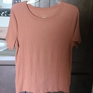 Ribbed tee shirt